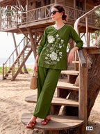 Ossm Sweety Vol 02 Cotton Embroidered Co Ord Set Collection