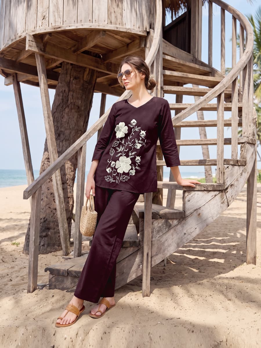 Ossm Sweety Vol 02 Cotton Embroidered Co Ord Set Collection