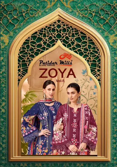 Patidar Zoya Vol 5 Cotton Printed Fancy Dress Material