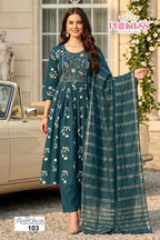 Princess New Roop Sagar Rayon Handworked Kurti With Set Collection