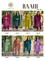 Raahi Vol 2 By Passion Tree Roman Silk Embroidered Kurti With Bottom Dupatta