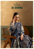 Radhika Azara Al Zohra Lawn Embroidered Dress Material