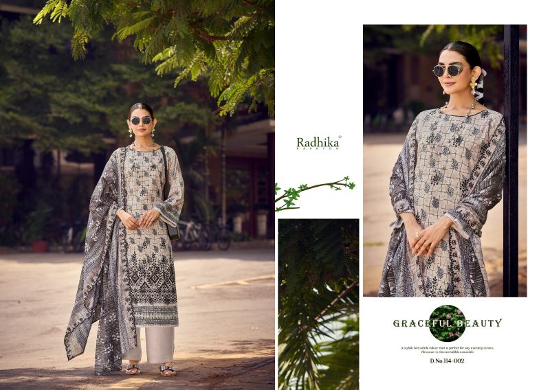 Radhika Azara Coco Lawn Cotton Embroidered Salwar Kameez