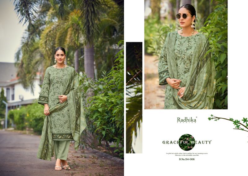 Radhika Azara Coco Lawn Cotton Embroidered Salwar Kameez