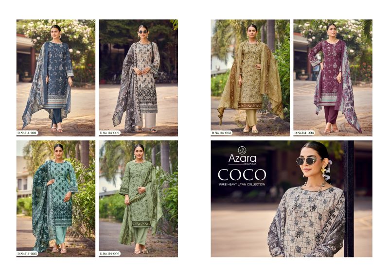Radhika Azara Coco Lawn Cotton Embroidered Salwar Kameez