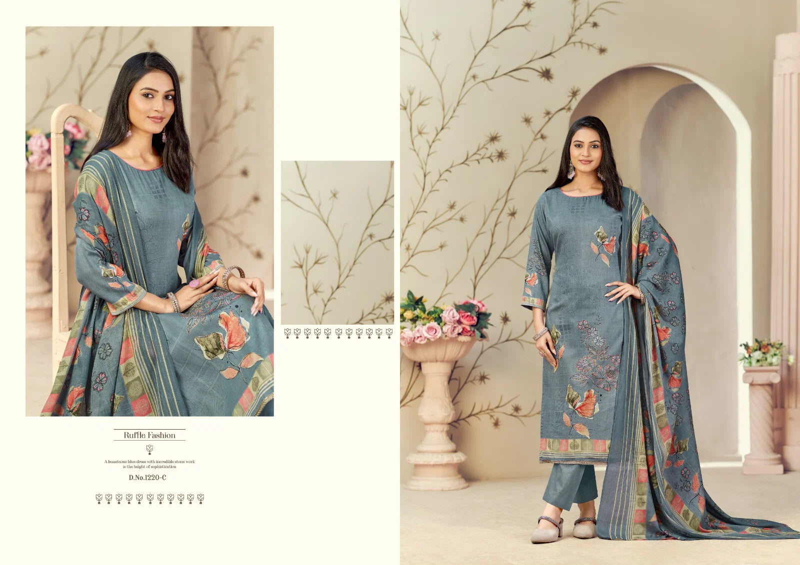 Radhika Azara Kayka 1220 A To D Zam Cottom Designer Printed Salwar Kameez