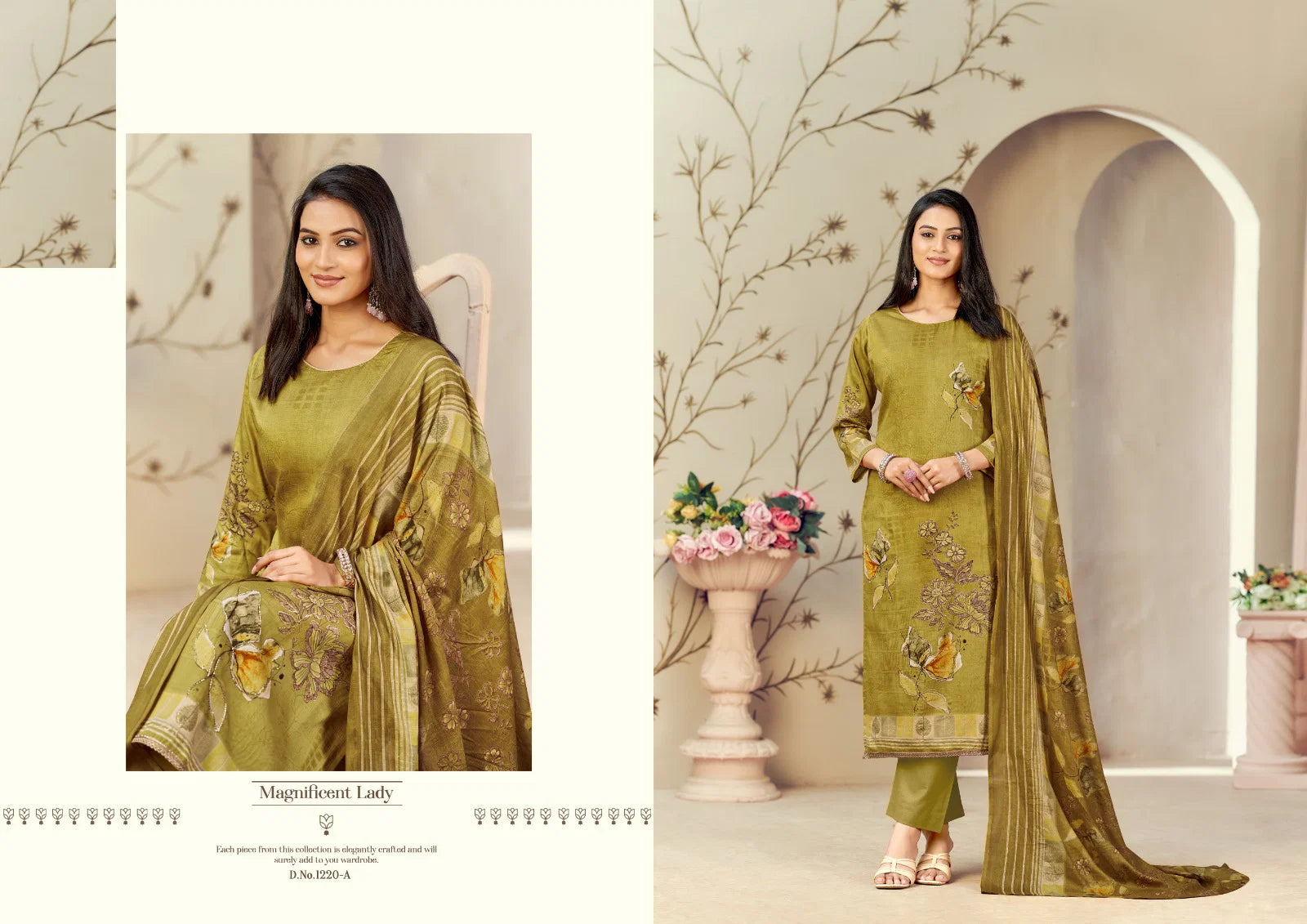 Radhika Azara Kayka 1220 A To D Zam Cottom Designer Printed Salwar Kameez