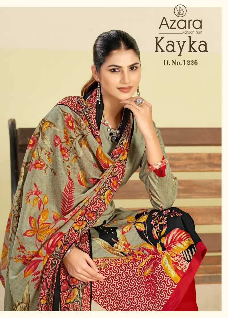 Radhika Azara Kayka 1226 A To D Zam Cottom Designer Printed Salwar Kameez