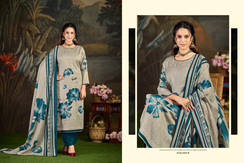Radhika Azara Kayka 230 A To D Zam Cotton Print Hand Worked Salwar Kameez