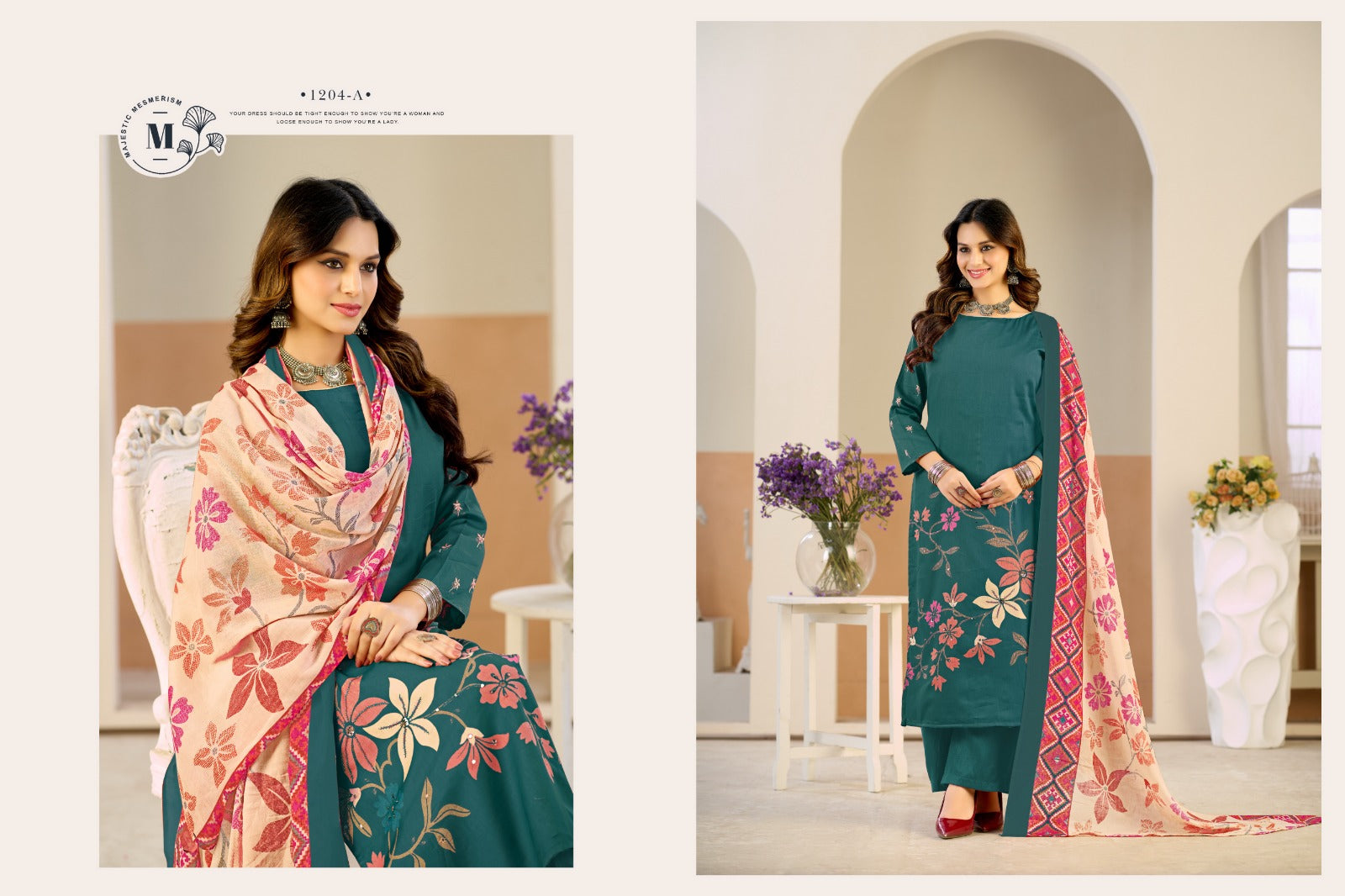 Radhika Azara Nivisha Pure Jaam Cotton Designer Printed Dress Material