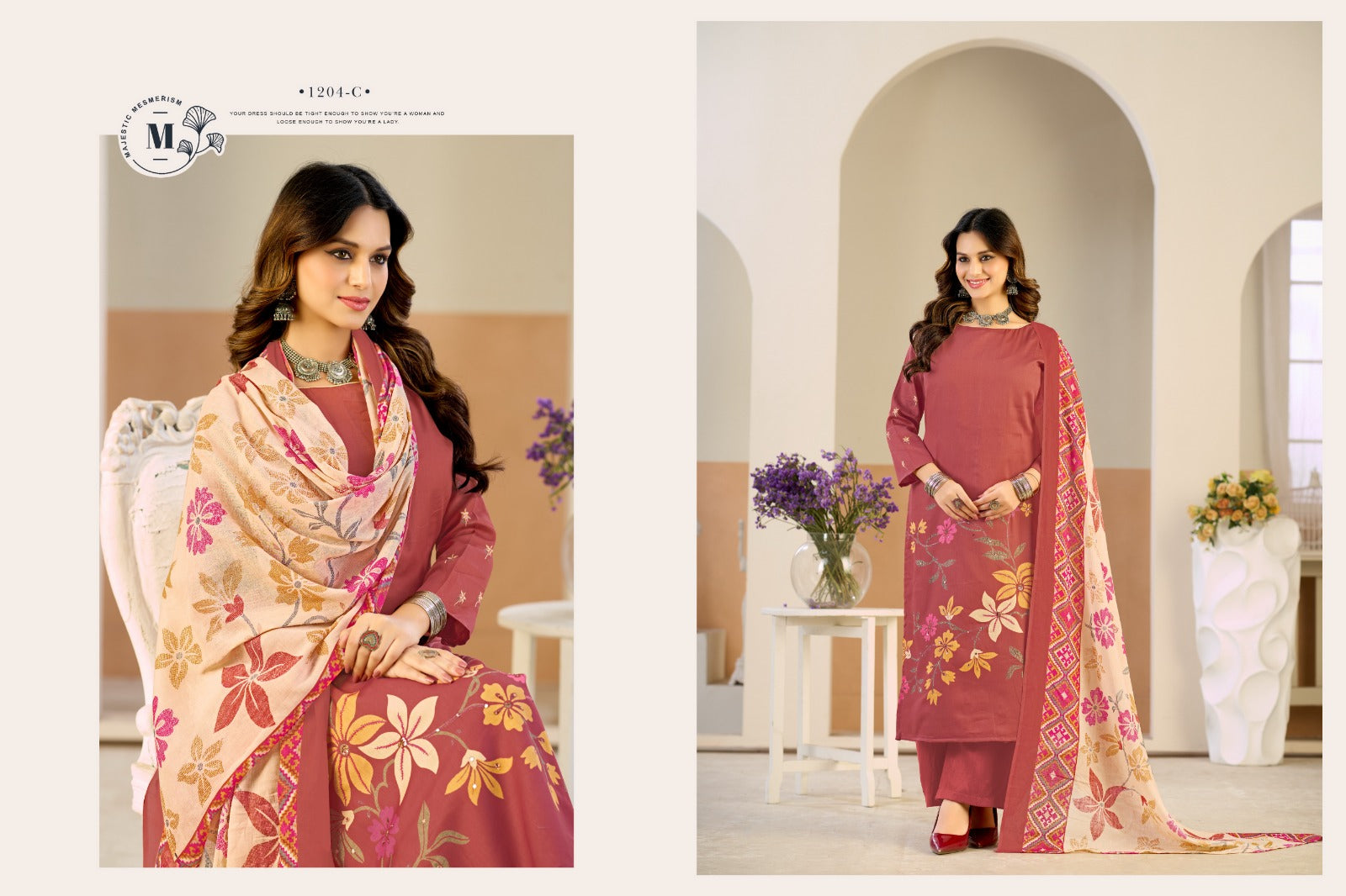 Radhika Azara Nivisha Pure Jaam Cotton Designer Printed Dress Material