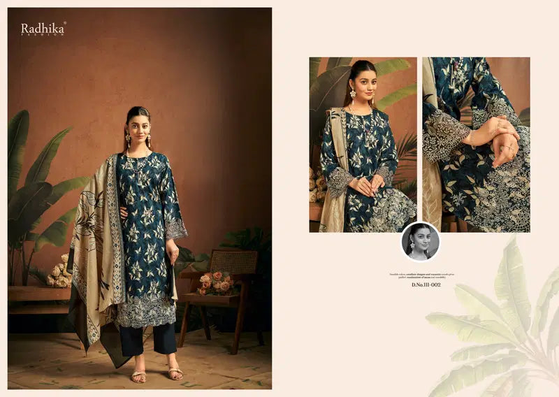 Radhika Azara Saira Lawn Printed Embroidered Salwar Kameez Full Catalog available at wholesale rate.