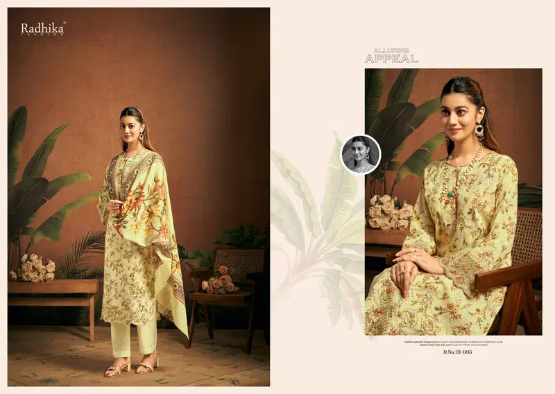 Radhika Azara Saira Lawn Printed Embroidered Salwar Kameez Full Catalog available at wholesale rate.