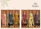 Radhika Azara Saira Lawn Printed Embroidered Salwar Kameez Full Catalog available at wholesale rate.