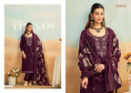 Radhika Azara Shafinaz Jam Cotton Embroidered Salwar Kameez Collection