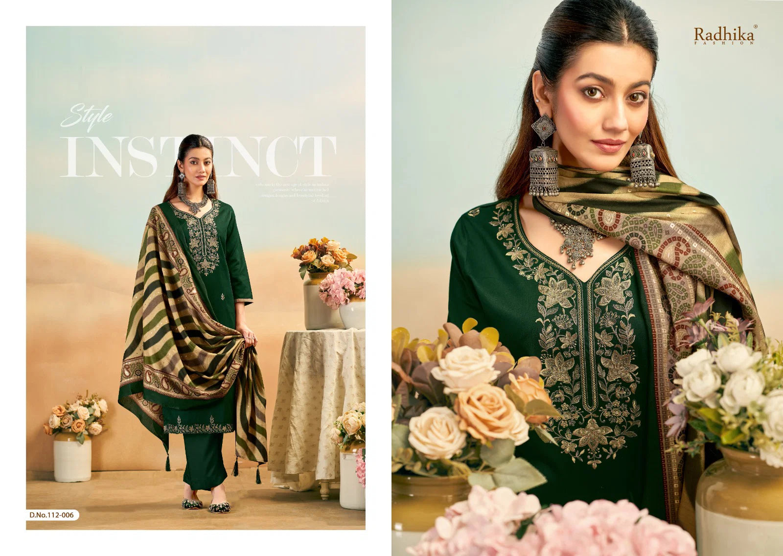 Radhika Azara Shafinaz Jam Cotton Embroidered Salwar Kameez Collection