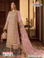 Ramsha R 1151 M To P Georgette Embroidered Salwar Kameez