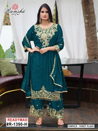 Ramsha R 1390 E To H Fandy With Embroidery Work Pakistani Salwar Kameez