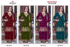 Ramsha R 1391 A To D Fandy With Embroidery Work Pakistani Salwar Kameez