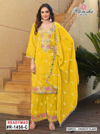 Ramsha R 1456 A To D Crunchy Embroidery Pakistani Salwar Kameez