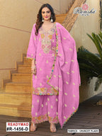 Ramsha R 1456 A To D Crunchy Embroidery Pakistani Salwar Kameez