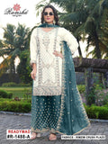 Ramsha R 1488 A To D Rimzim Crush Embroidered Salwar Kameez