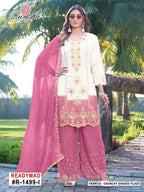 Ramsha R 1499 I To L Crunchy Shaded Embroidered Pakistani Salwar kameez