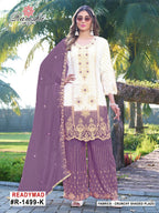 Ramsha R 1499 I To L Crunchy Shaded Embroidered Pakistani Salwar kameez