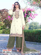 Ramsha R 1503 I To L Crunchy Embroidery Pakistani Salwar Kameez