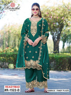 Ramsha R 1522 A To D Fandy Jari Work Salwar Kameez