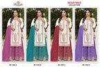 Ramsha R 1562 A To D Crunchy With Embroidery Pakistani Salwar Kameez