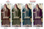 Ramsha R 1567 A To D Crunchy With Embroidery Pakistani Salwar Kameez