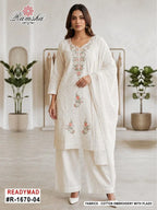 Ramsha R 1670 Nx Cotton Embroidered Salwar Kameez