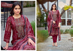 Riaz Arts Bin Saeed 01 To 06 Cambric Cotton Embroidered Dress Material