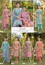 `Riaz Arts Bin Saeed Farmaish Vol 2 Cambric Cotton Embroidered Salwar Kameez