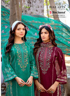 Riaz Arts Bin Saeed Surbhi Cambric Cotton Embroidered Dress Material Collection