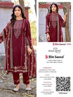 Riaz Arts Bin Saeed Surbhi Cambric Cotton Embroidered Dress Material Collection