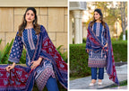 Riaz Arts Bin Saeed Vol 16 Cotton Cambric Lawn Printed Dress Material