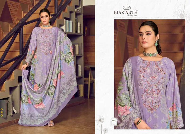 Riaz Arts Musafir Vol 32 Cotton Cambric Lawn Printed Dress Material