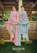 Riaz Arts Musafir Vol 35 Cotton Cambric Lawn Printed Dress Material