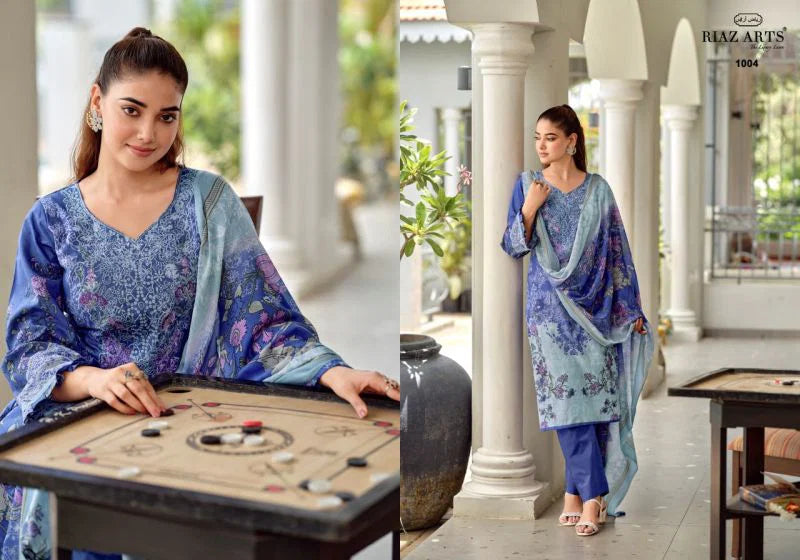Riaz Arts Nayra Vol 42 Cotton Digital Printed Dress Material