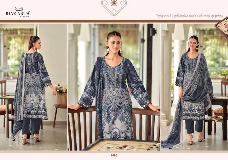 Riaz Arts Nayra Vol 42 Cotton Digital Printed Dress Material