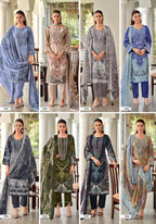 Riaz Arts Nayra Vol 42 Cotton Digital Printed Dress Material