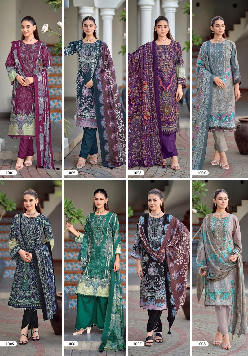 Riaz Arts Nayra Vol 43 Cotton Digital Printed Dress Material