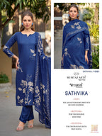 Mumtaz Arts Sathvika Viscose Jam Digital Printed Dress Material