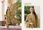 Belliza Riwayat Vol 18 Viscose Rayon Embroidered Dress Material Collection