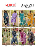 Romani Aarzu Vol 30 Readymade Cotton Pakistani Kurti Pant With Dupatta