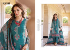 Romani Aarzu Vol 34 Cotton Print Embroidered Dress Material