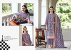 Romani Bin Kareem Vol 04 Cotton Digital Printed With Embroidered Dress Material