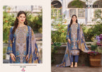 Romani Needle Wonder Vol 13 Cotton Digital Printed Embroidered Dress Material